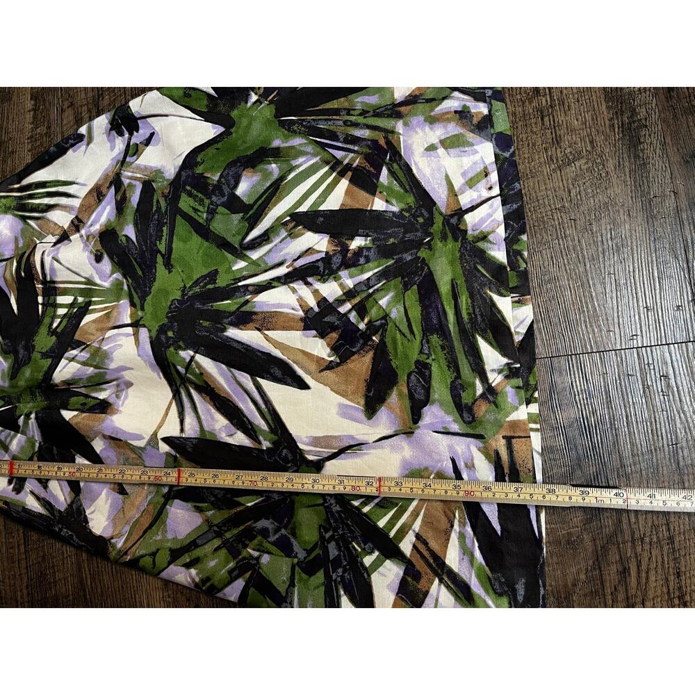 Banana Republic Linen Blend Sleeveless A-Line Floral Midi Dress - Size 0 - Picture 8 of 10